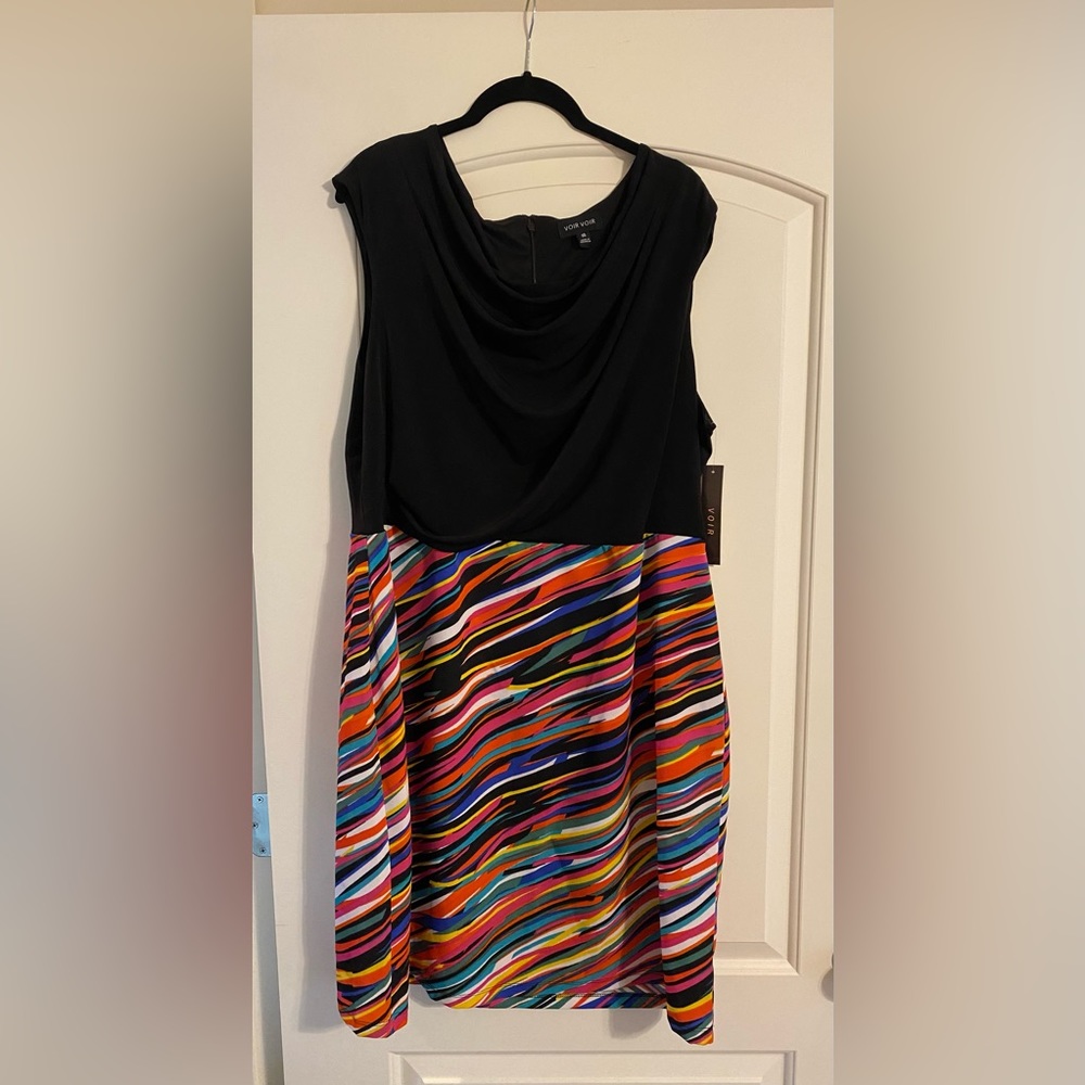 Voir Voir Knee Length Short Sleeve Dress